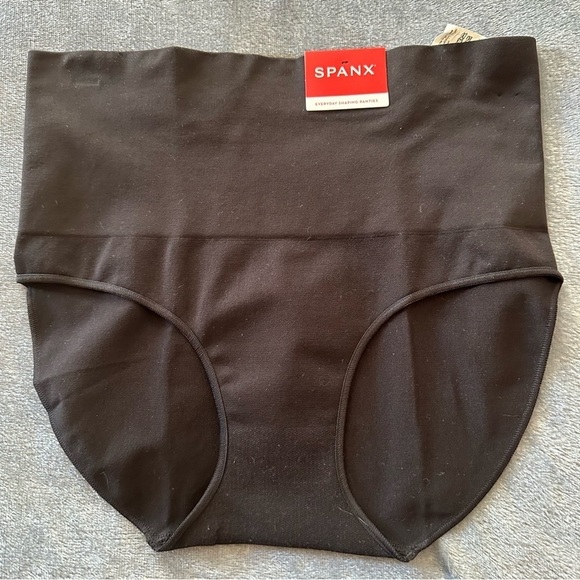 NWT SPANX Everyday Shaping Seamless High Waist Brief in Black Panties Undies - Picture 5 of 11